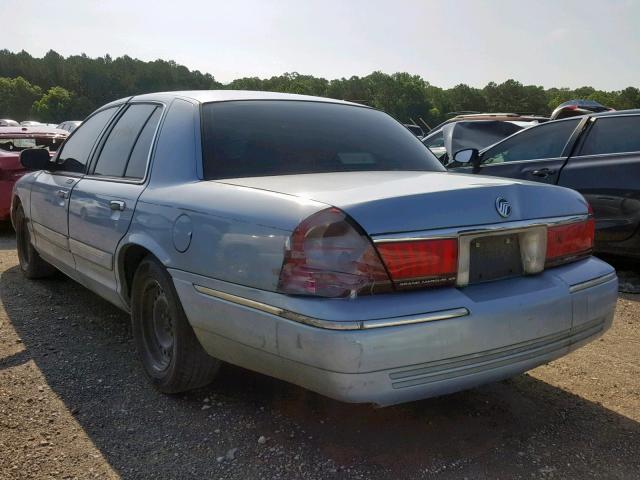 2MEFM74W0YX620848 - 2000 MERCURY GRAND MARQ BLUE photo 3