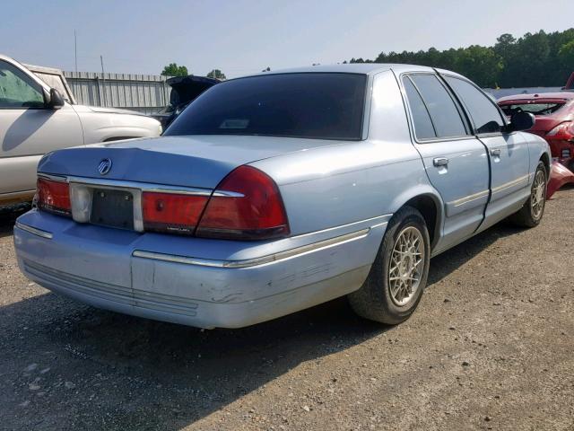 2MEFM74W0YX620848 - 2000 MERCURY GRAND MARQ BLUE photo 4