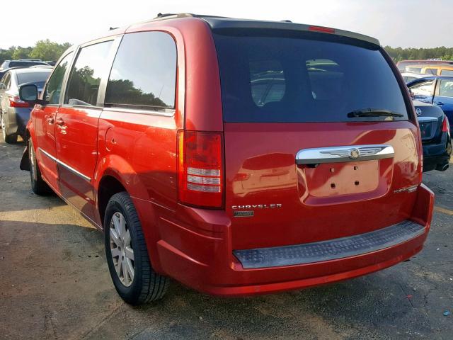 2A4RR5D14AR133276 - 2010 CHRYSLER TOWN & COU RED photo 3