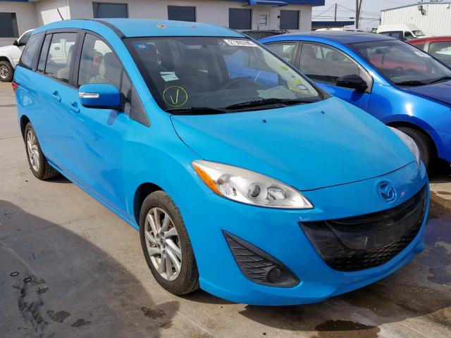 JM1CW2BL2D0160255 - 2013 MAZDA 5 BLUE photo 1