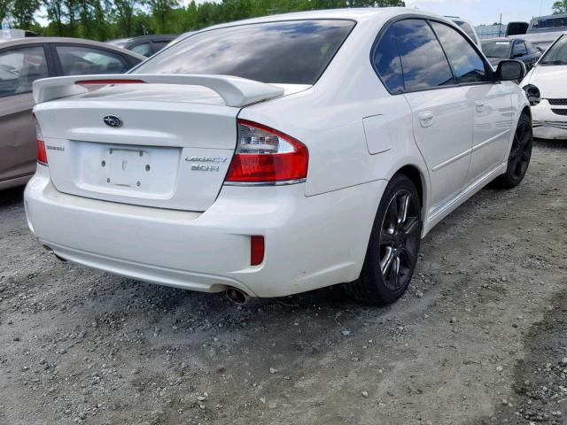 4S3BL856694213505 - 2009 SUBARU LEGACY 3.0 WHITE photo 4