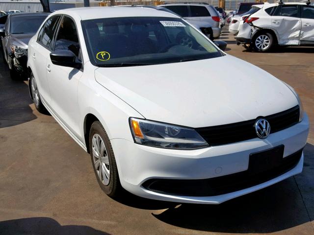 3VW2K7AJ6EM319150 - 2014 VOLKSWAGEN JETTA BASE 白色 照片 1