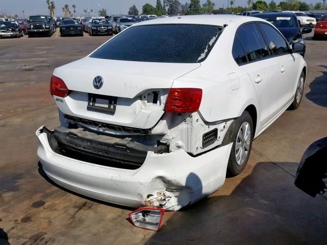 3VW2K7AJ6EM319150 - 2014 VOLKSWAGEN JETTA BASE 白色 照片 4