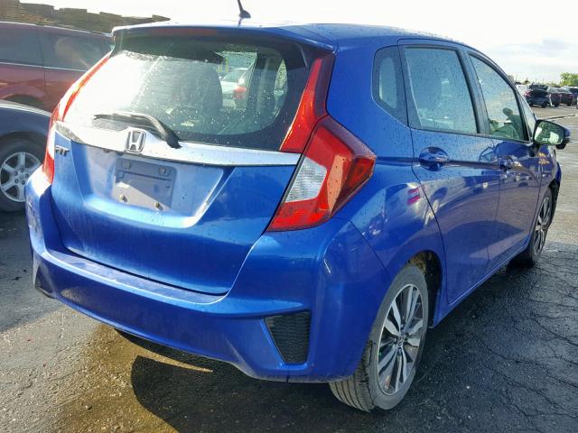 3HGGK5H89GM705341 - 2016 HONDA FIT EX BLUE photo 4