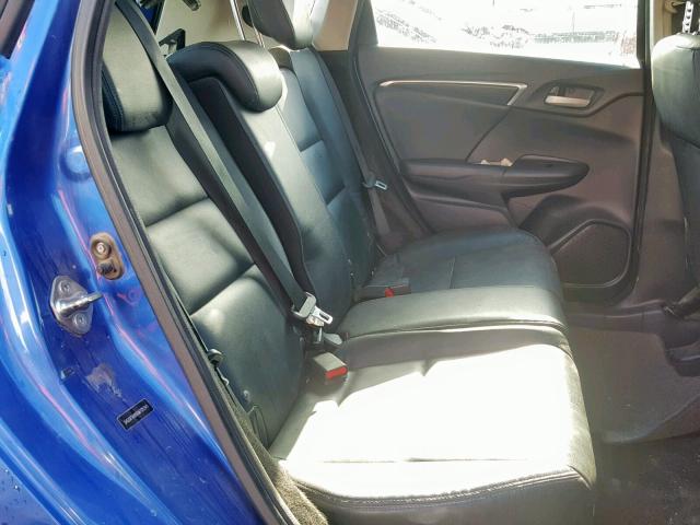 3HGGK5H89GM705341 - 2016 HONDA FIT EX BLUE photo 6