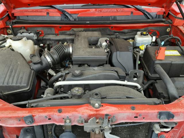 5GTDN136068110526 - 2006 HUMMER H3 RED photo 7