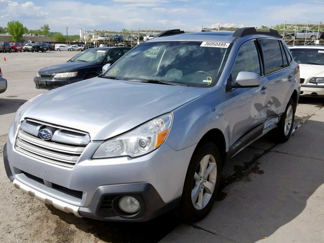 4S4BRDPC9D2319005 - 2013 SUBARU OUTBACK 3. SILVER photo 2