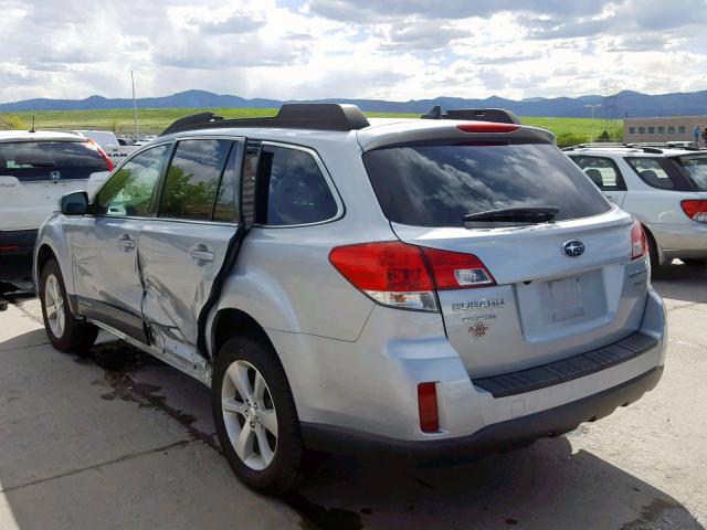 4S4BRDPC9D2319005 - 2013 SUBARU OUTBACK 3. SILVER photo 3