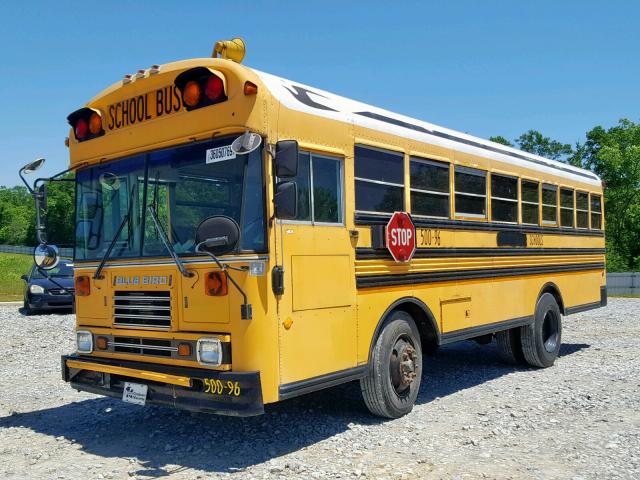 1BAADCSA9TF066042 - 1996 BLUE BIRD SCHOOL BUS YELLOW photo 2