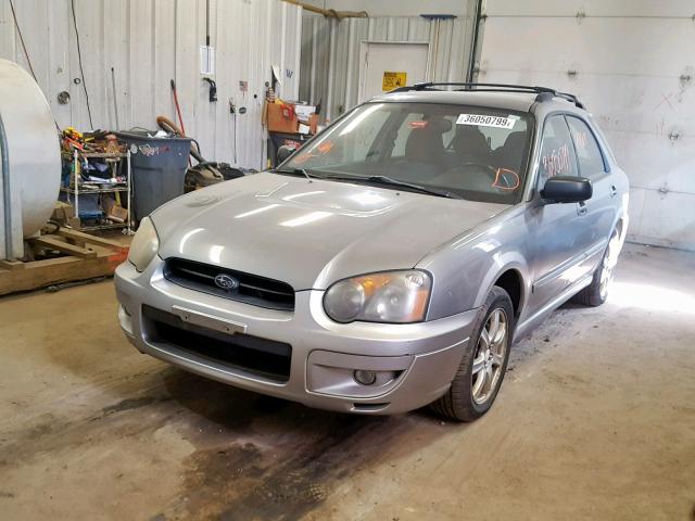 JF1GG68585G813782 - 2005 SUBARU IMPREZA OU GRAY photo 2