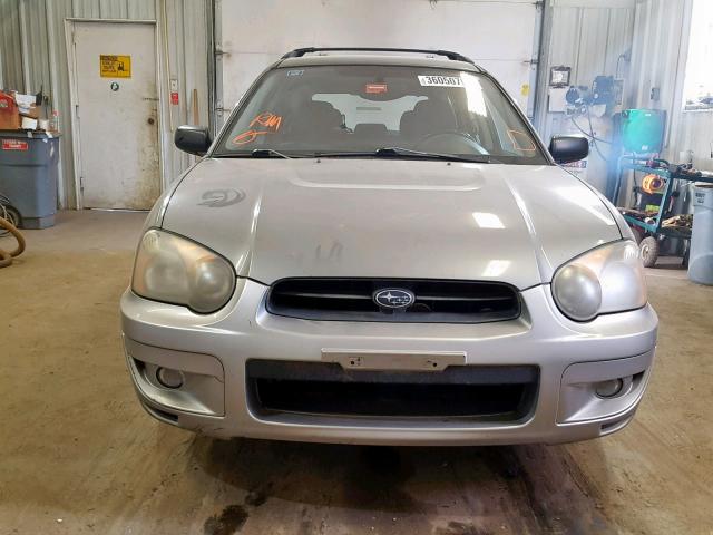 JF1GG68585G813782 - 2005 SUBARU IMPREZA OU GRAY photo 9