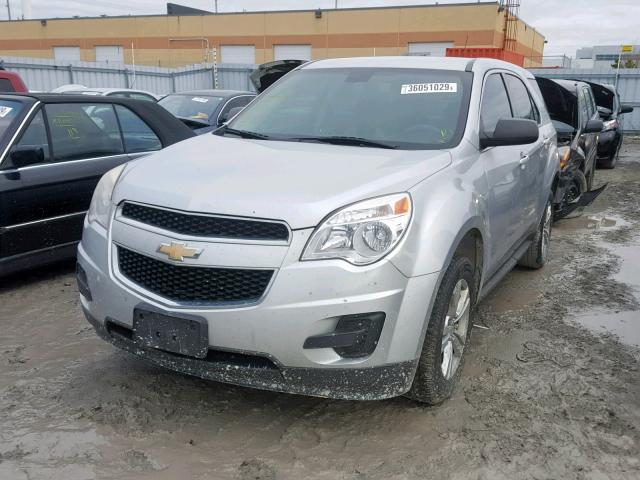 2CNALBEW8A6267704 - 2010 CHEVROLET EQUINOX LS SILVER photo 2