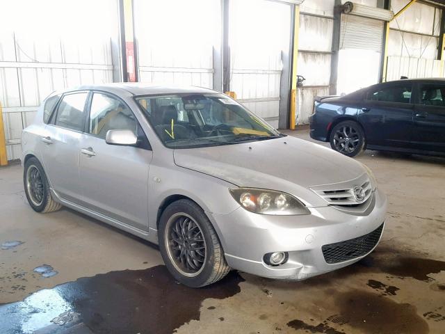 JM1BK343051259016 - 2005 MAZDA 3 HATCHBAC GRAY photo 1