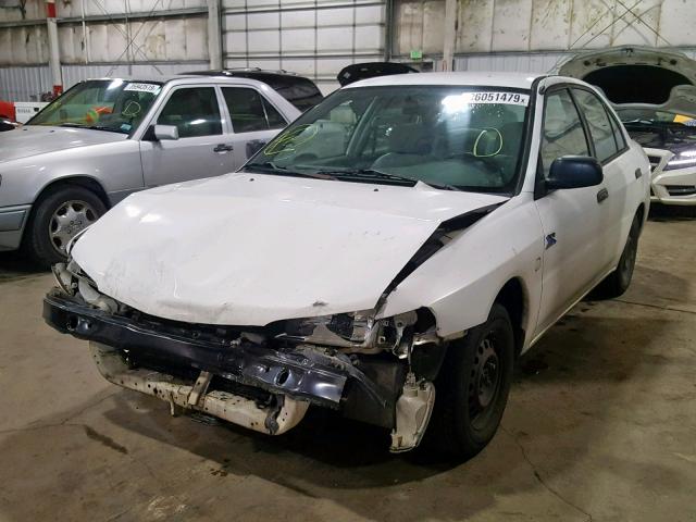 JA3AY26A5XU046174 - 1999 MITSUBISHI MIRAGE DE WHITE photo 2