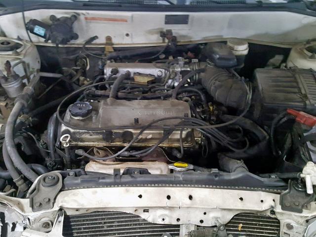 JA3AY26A5XU046174 - 1999 MITSUBISHI MIRAGE DE WHITE photo 7