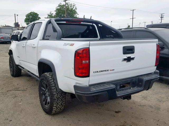 1GCGTEEN4J1258668 - 2018 CHEVROLET COLORADO Z WHITE photo 3