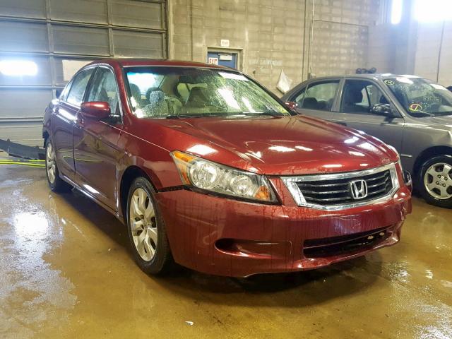 1HGCP2F8XAA108950 - 2010 HONDA ACCORD EXL BURGUNDY photo 1