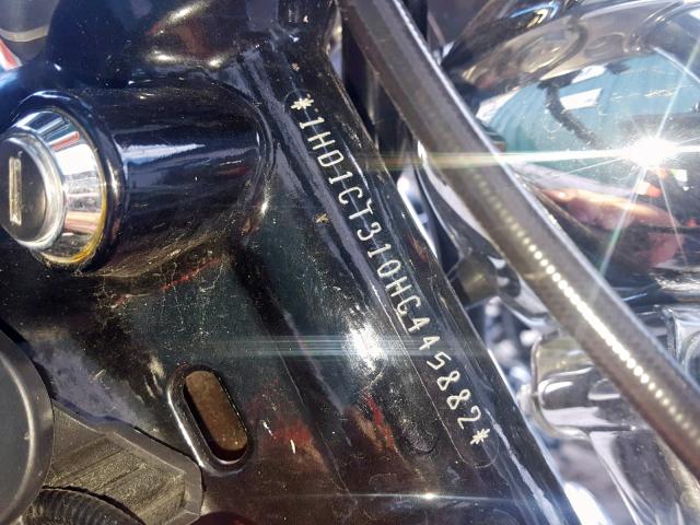 1HD1CT310HC445882 - 2017 HARLEY-DAVIDSON XL1200 C BLACK photo 10