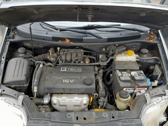 KL1TD626X5B425010 - 2005 CHEVROLET AVEO BASE Қара фото 7