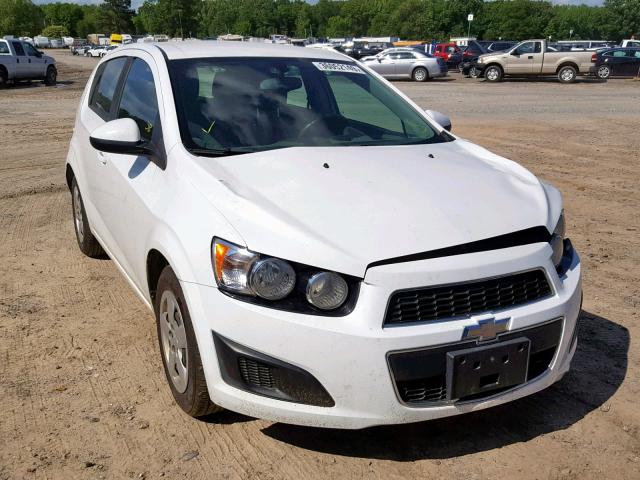 1G1JA6SH6E4170296 - 2014 CHEVROLET SONIC LS WHITE photo 1