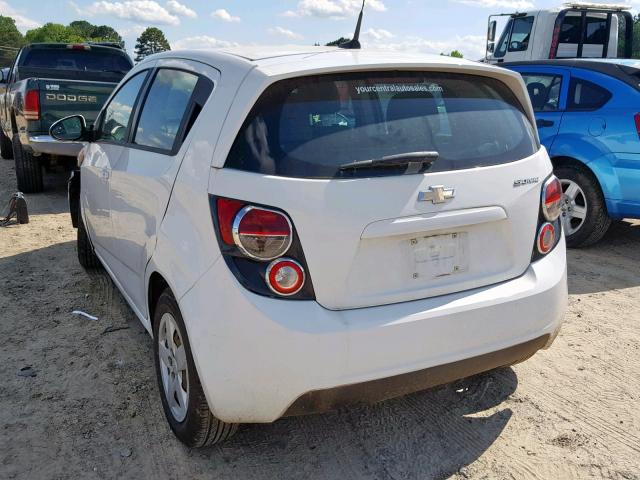 1G1JA6SH6E4170296 - 2014 CHEVROLET SONIC LS WHITE photo 3