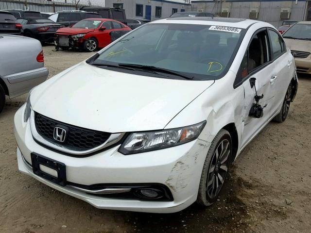 19XFB2F98FE268347 - 2015 HONDA CIVIC EXL 白色 照片 2