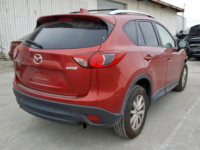 JM3KE2CEXD0153673 - 2013 MAZDA CX-5 TOURI RED photo 4