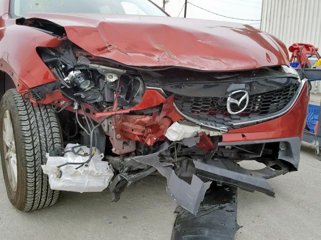 JM3KE2CEXD0153673 - 2013 MAZDA CX-5 TOURI RED photo 9