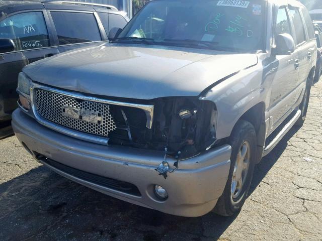 1GKEK63U24J147989 - 2004 GMC YUKON DENA BEIGE photo 9