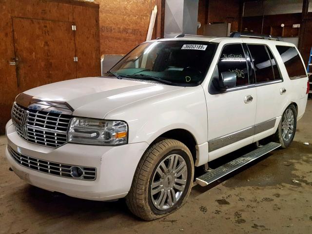 5LMFU285X7LJ08377 - 2007 LINCOLN NAVIGATOR Blanc photo 2