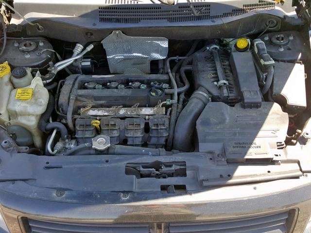 1B3HB28B07D523649 - 2007 DODGE CALIBER BLACK photo 7