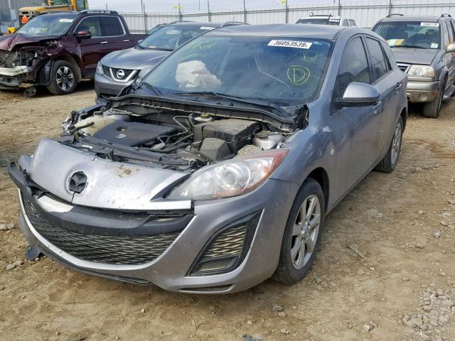 JM1BL1HF0A1299547 - 2010 MAZDA 3 I BLACK photo 2