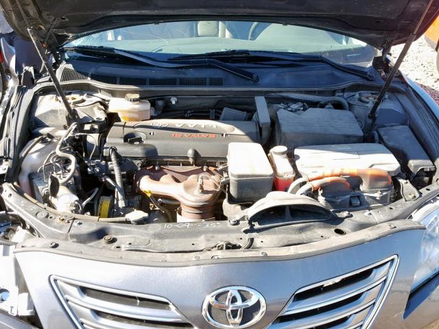 JTNBB46K973026376 - 2007 TOYOTA CAMRY NEW GRAY photo 7