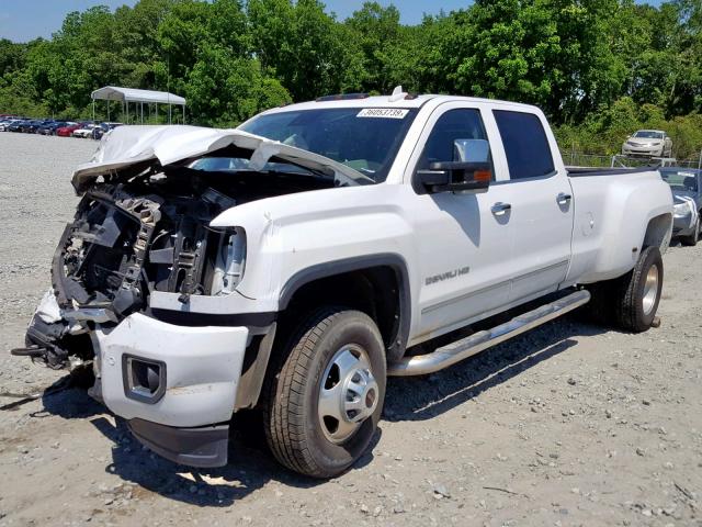 1GT424E87FF574067 - 2015 GMC SIERRA K35 WHITE photo 2