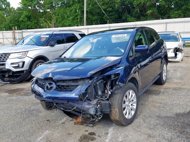 JM3ER2C57B0368409 - 2011 MAZDA CX-7 BLUE photo 2