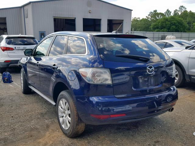 JM3ER2C57B0368409 - 2011 MAZDA CX-7 BLUE photo 3