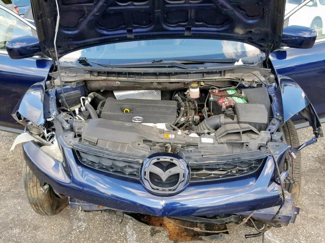 JM3ER2C57B0368409 - 2011 MAZDA CX-7 BLUE photo 7