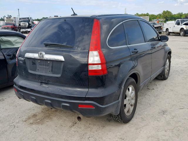 5J6RE48739L066162 - 2009 HONDA CR-V EXL BLACK photo 4