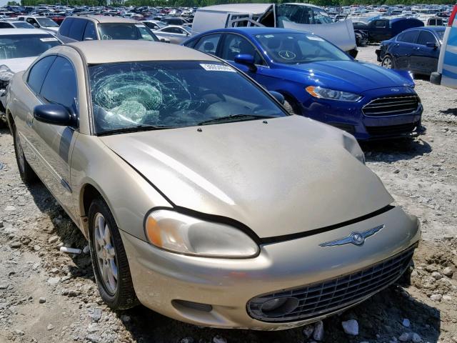 4C3AG42HX1E168553 - 2001 CHRYSLER SEBRING LX GOLD photo 1