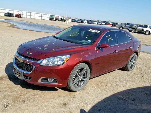 1G11E5SA8GF136434 - 2016 CHEVROLET MALIBU LIM 勃艮第红 照片 2