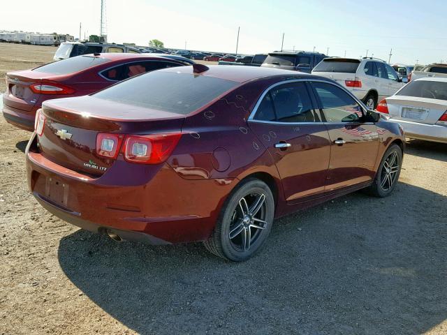 1G11E5SA8GF136434 - 2016 CHEVROLET MALIBU LIM 勃艮第红 照片 4