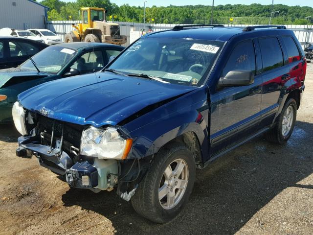 1J4GR48K05C506638 - 2005 JEEP GRAND CHER BLUE photo 2