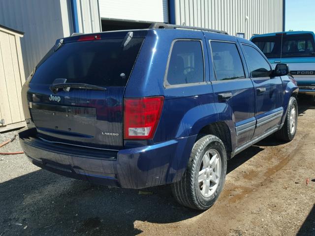 1J4GR48K05C506638 - 2005 JEEP GRAND CHER BLUE photo 4