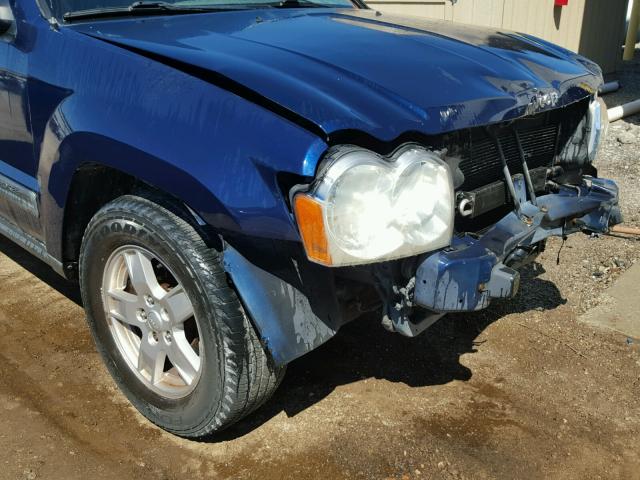 1J4GR48K05C506638 - 2005 JEEP GRAND CHER BLUE photo 9