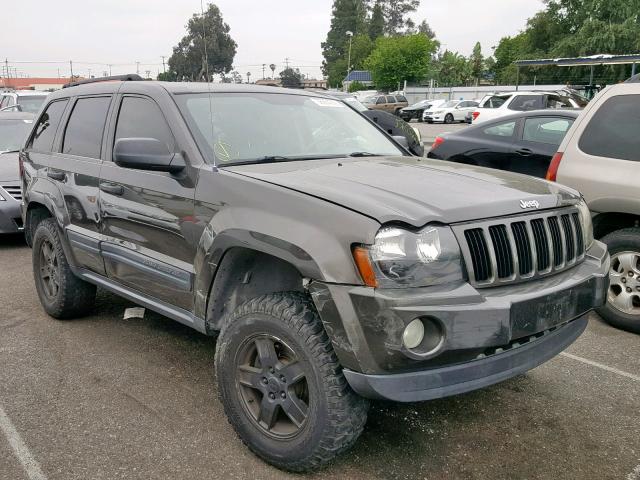 1J4HR48NX5C621956 - 2005 JEEP GRAND CHER GRAY photo 1