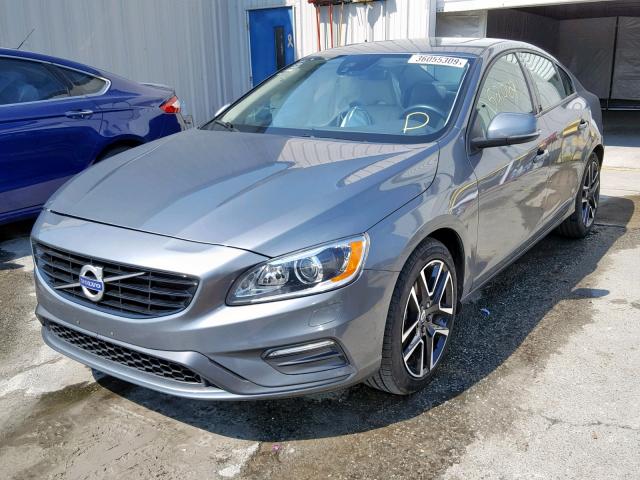 YV126MFL1H2423096 - 2017 VOLVO S60 GRAY photo 2