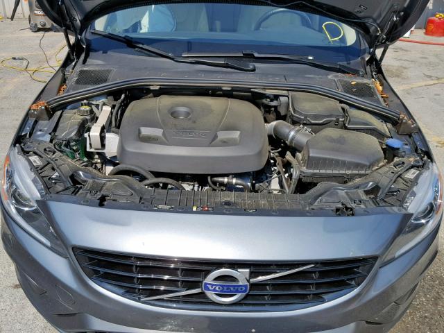 YV126MFL1H2423096 - 2017 VOLVO S60 GRAY photo 7