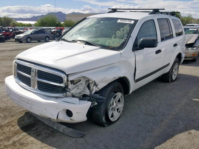 1D4HD48NX6F171149 - 2006 DODGE DURANGO SL WHITE photo 2