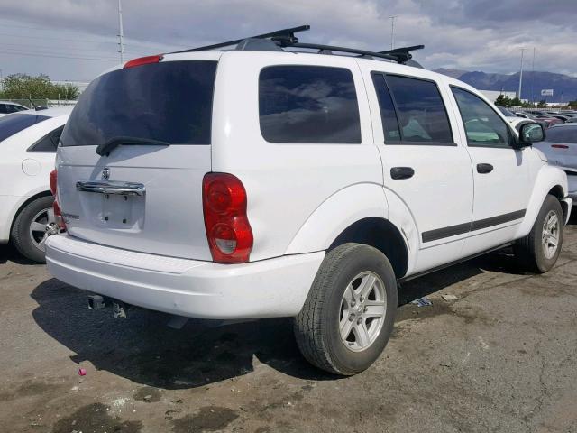 1D4HD48NX6F171149 - 2006 DODGE DURANGO SL WHITE photo 4