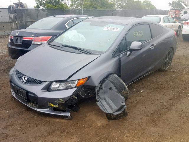 2HGFG3B12CH536382 - 2012 HONDA CIVIC EXL GRAY photo 2